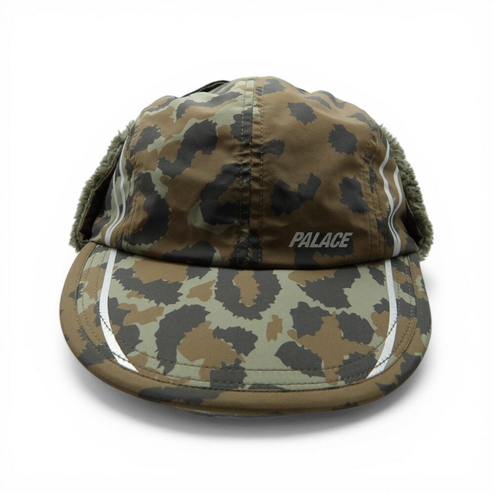 Rakuten - PALACE 25aw GORE-TEX WINDSTOPPER POSH EARFLAP 4-PANEL CHEETAH パレス ゴアテックス ウィンドストッパー ポッシュ イヤーフラップ 4パネル リバーシブル キャップ チーター レオパード 帽子 大名店【中古】