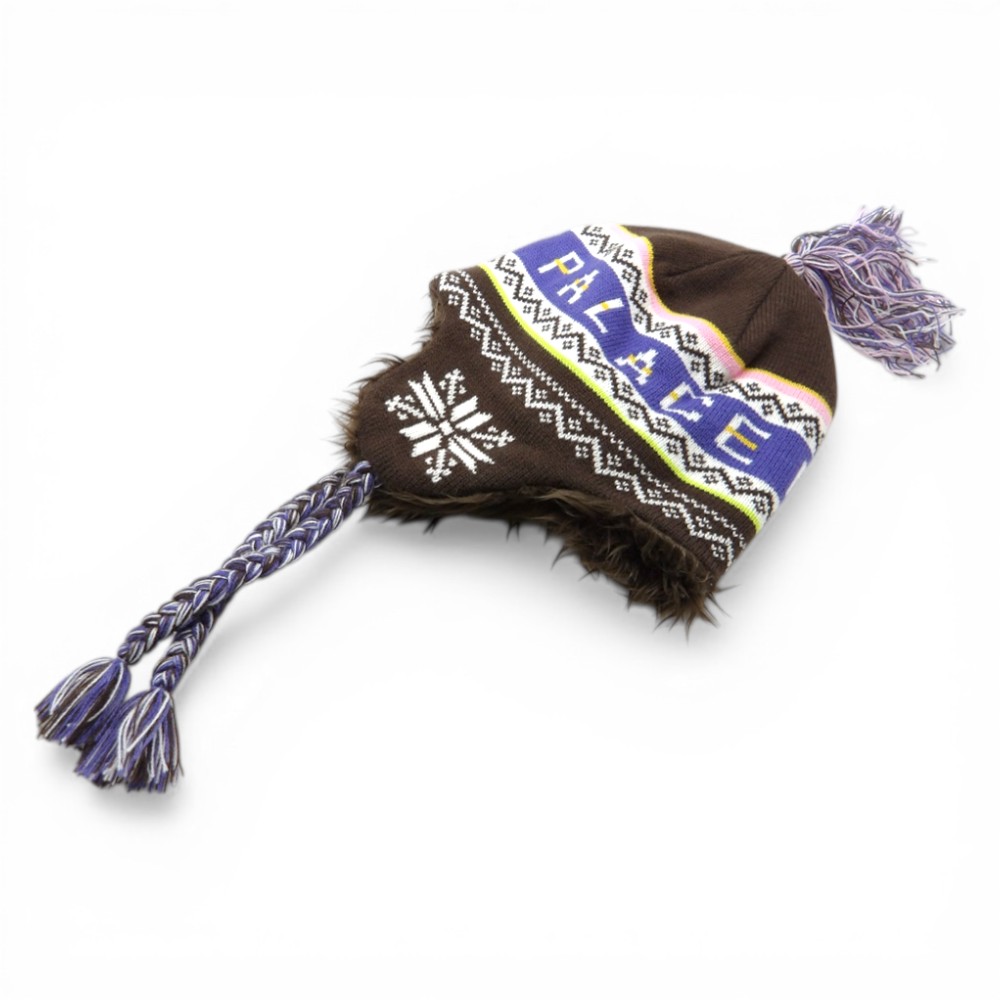 Cap, Hat - PALACE 25aw LOVES ME PERUVIAN BEANIE MULTI COLOR P29BN063-OS パレス ラブズミー ペルビアン ビーニー ニットキャップ ニット帽 大名店【中古】