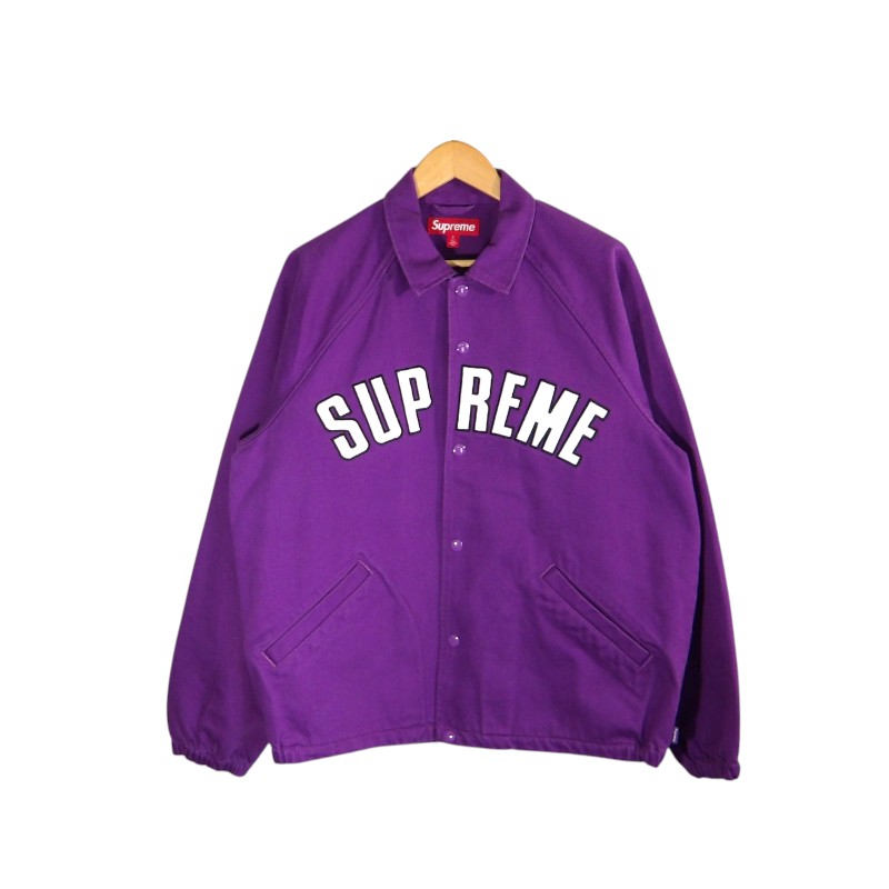 乐天商城 - SUPREME 24ss ARC DENIM COACHES JACKET PURPLE サイズS シュプリーム アーク デニム コーチ ジャケット アウター 大名店【中古】