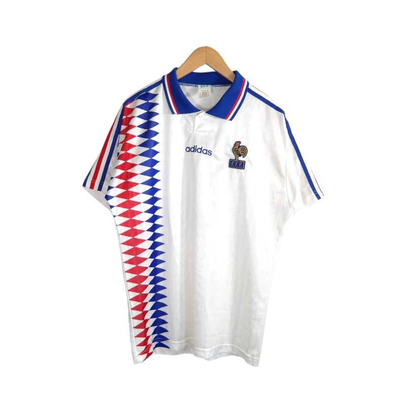 Rakuten - ADIDAS 90s WORLDCUP GAME SHIRT フランス代表 サイズM アディダス ワールドカップ ゲーム シャツ ユニフォーム サッカー 大名店【中古】