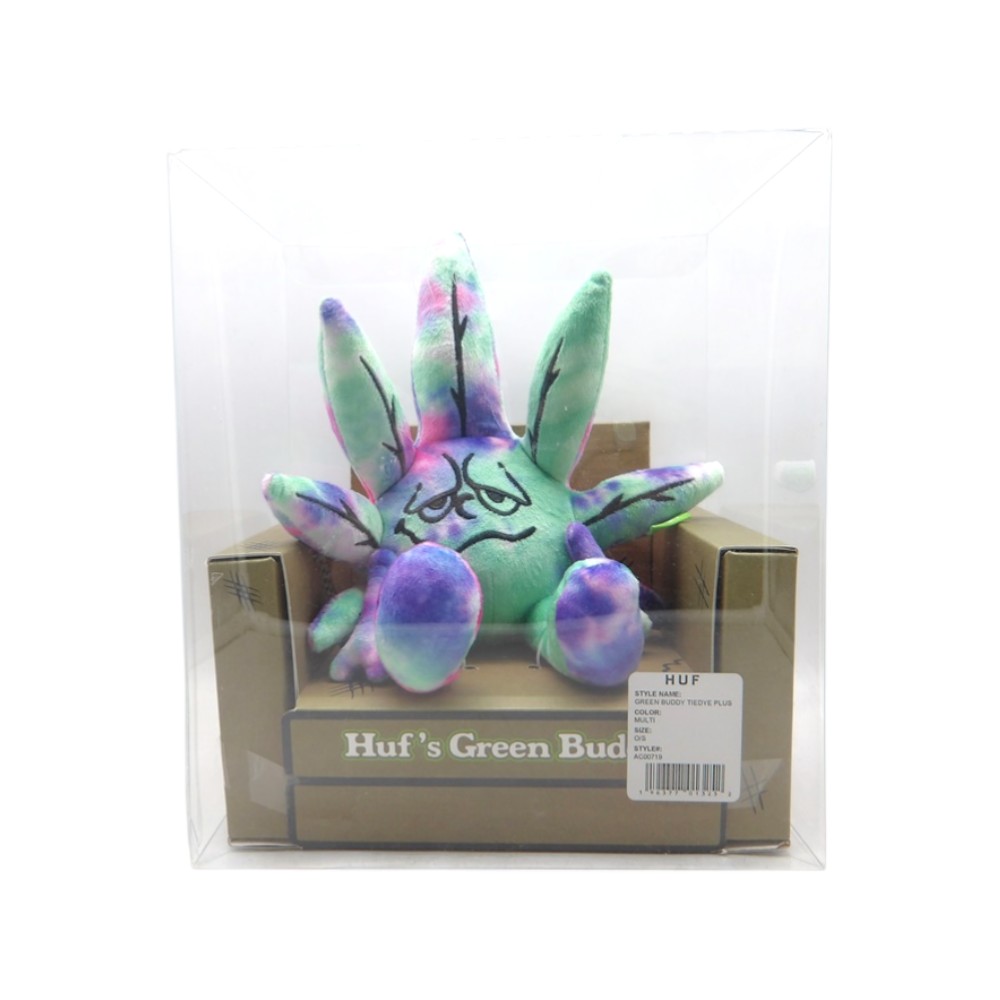 Rakuten - HUF GREEN BUDDY PLUSH DOLL TIE DYE ハフ グリーンバディ プラッシュ ドール タイダイ ぬいぐるみ 人形 大名店【中古】