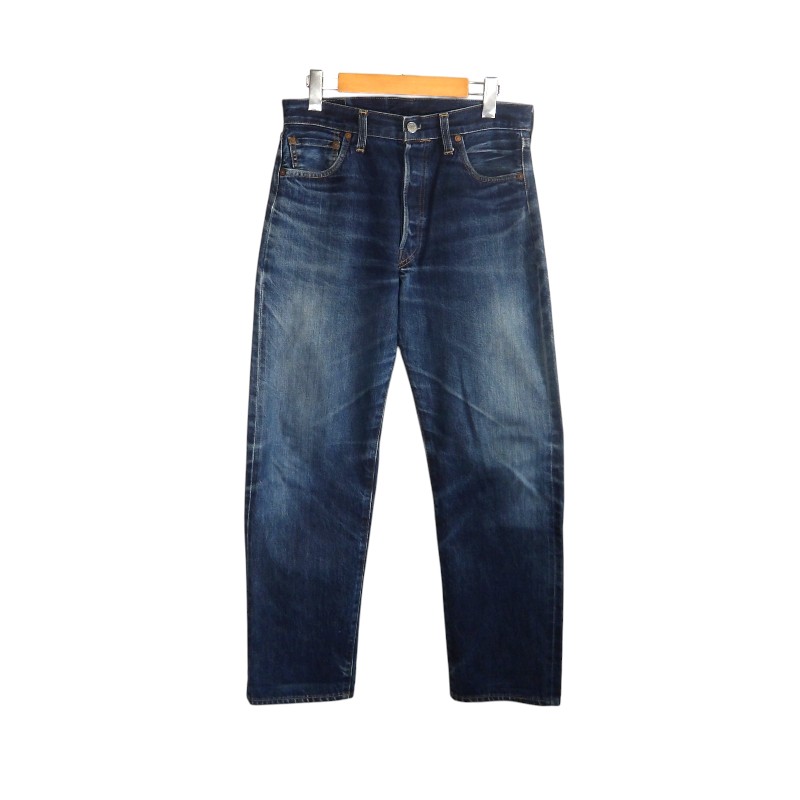 Rakuten - LEVIS 1999 501XX JEANS 555 FACTORY 刻印555 BIG-E Vステッチ ハチノス 隠しリベットサイズ31 リーバイス ジーンズ ファクトリー デニム パンツ 大名店【中古】