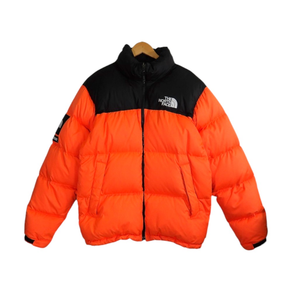 乐天商城 - SUPREME×THE NORTH FACE 16aw Nuptse Jacket Orange サイズL NF0A2SZ4 シュプリーム ザノースフェイス ヌプシ ダウン ジャケット オレンジ 大名店【中古】