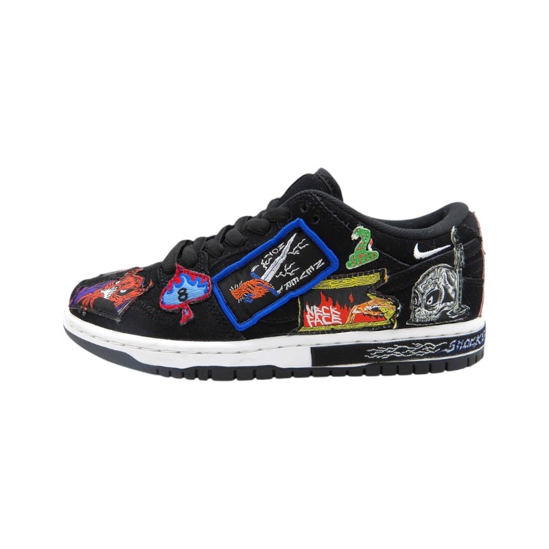 NECK FACE×NIKE SB 2022 DUNK LOW PRO QS サイズ23.5cm DQ4488-001 箱有 ネックフェイス ナイキエスビー ダンクロー プロ スニーカー 大名店