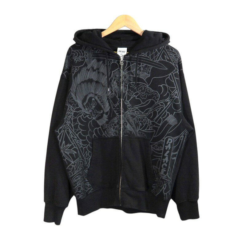 PALACE 25aw SUSANOO ZIP HOOD BLACK サイズS パレス スサノオ ジップ フード パーカー トップス 大名店