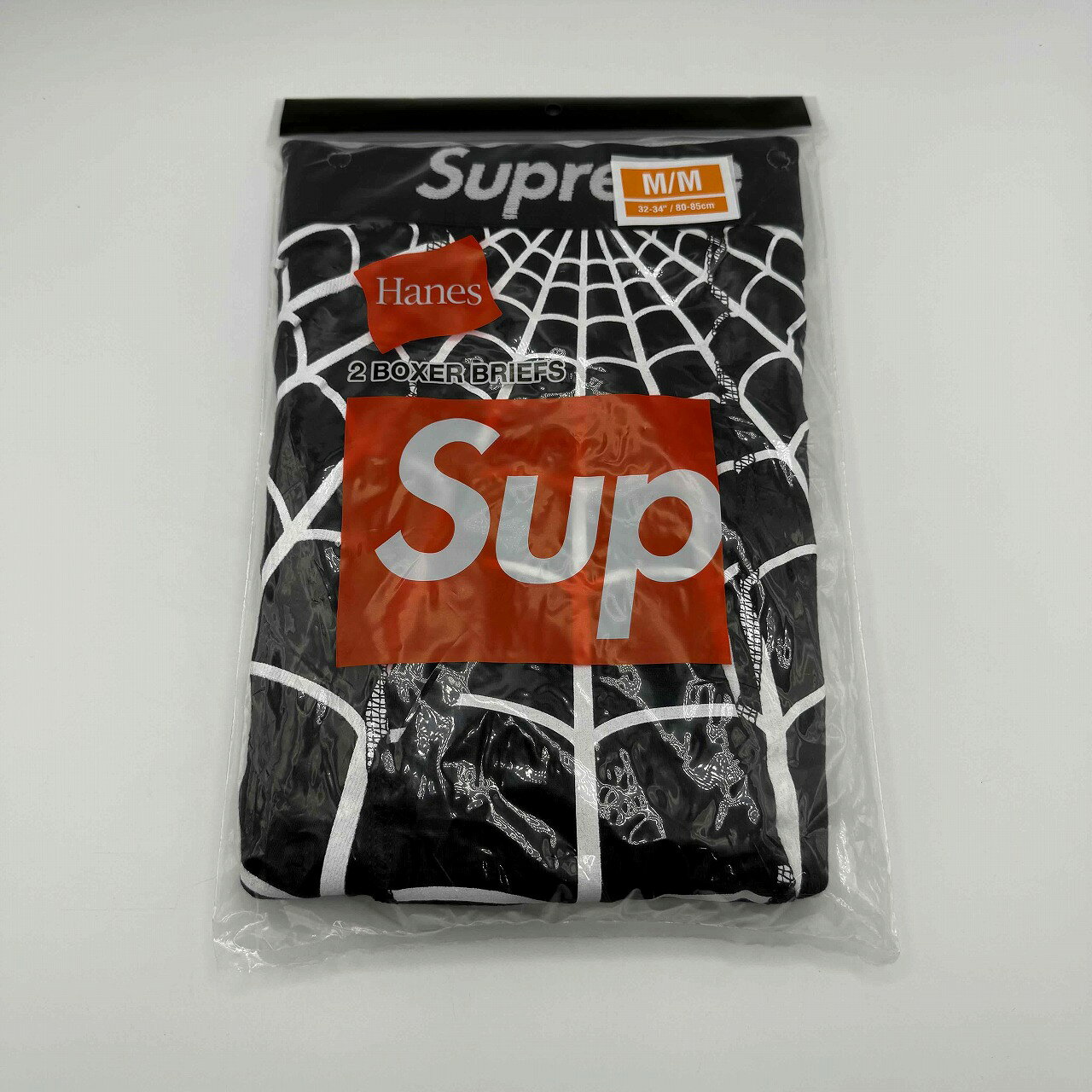 Supreme 26ss Hanes Spider-Man Boxer Briefs (2-Pack) Size-M 슈프림 헤인즈 스파이더맨 복서 브리프 미나미호리에점 [중고]