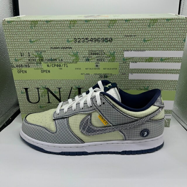 NIKE 22ss DUNK LOW UNION LA 27cm DJ9649-401 PASSPORT PACK ナイキ ダンクロー ユニオン スニーカー 南堀江店【中古】