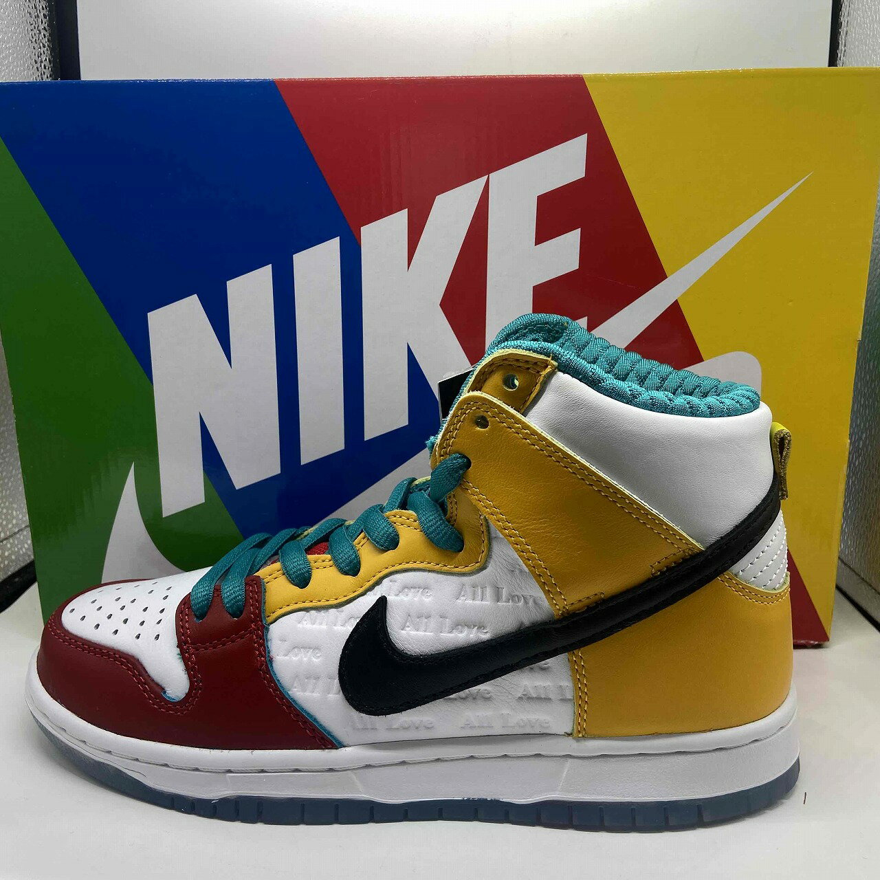 NIKE SB 2022 x FROSKATE DUNK HIGH PRO QS ALL LOVE 25.0cm DH7778-100 ナイキ フロスケート ダンクハイ プロ オールラブ スニーカー 南堀江店【中古】