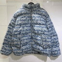 Supreme 22ss Fat Tip Jacquard Puffer Jacket Lサイズ シュプリーム ファットティップジャガードパファージャケット パフィー 南堀江店【中古】