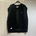 WTAPS 22aw DITCH/VEST/ACRYLIC.CRST Size-4 222MADT-KNM01 _u^bvX Z[^[xXg x]XyÁz