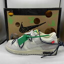 NIKE 2021 OFF-WHITE DUNK LOW LOT20 27.5cm DJ0950-115 iCL ItzCg _N[ Xj[J[ x]XyÁz