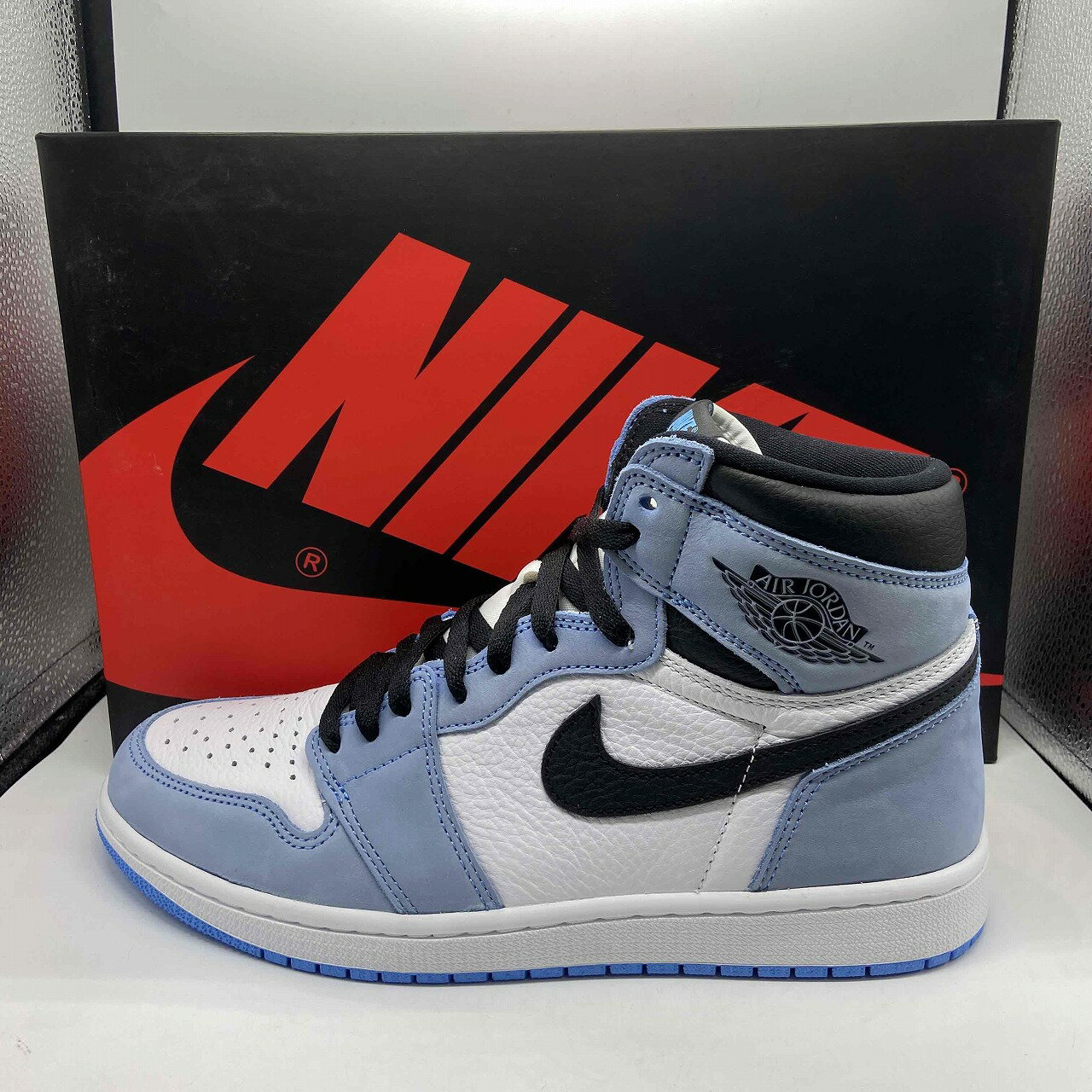 NIKE 21ss AIR JORDAN 1 RETRO HIGH OG UNIVERSITY BLUE 28.0cm 555088-134 ナイキ エアジョーダン1ハイレトロ ユニバーシティーブルー スニーカー 南堀江店【中古】