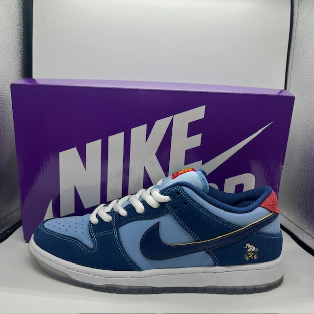 NIKE SB 22aw DUNK LOW COASTAL BLUE 27cm WHY SO SAD? DX5549-400 ナイキエスビー ダンクローコースタルブルー スニーカー 南堀江店【中古】