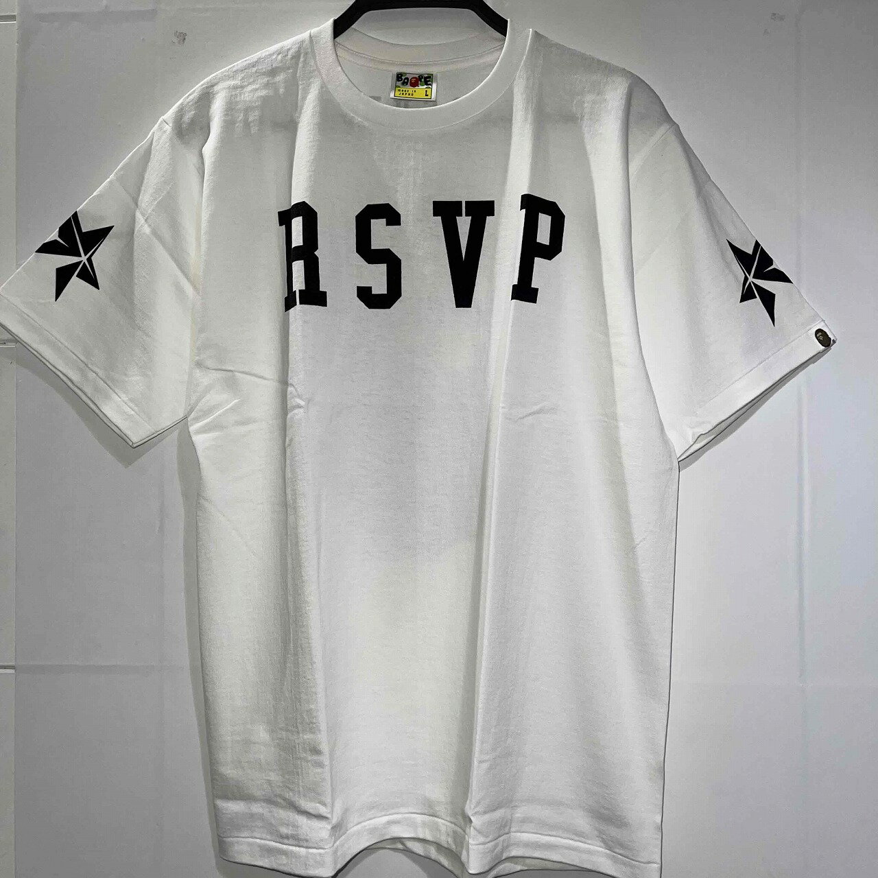 A BATHING APE RSVP GALLERY TEE 2013年 Lサイズ アベイシングエイプ アールエスブイピーギャラリー半袖Tシャツ BAPE 南堀江店【中古】