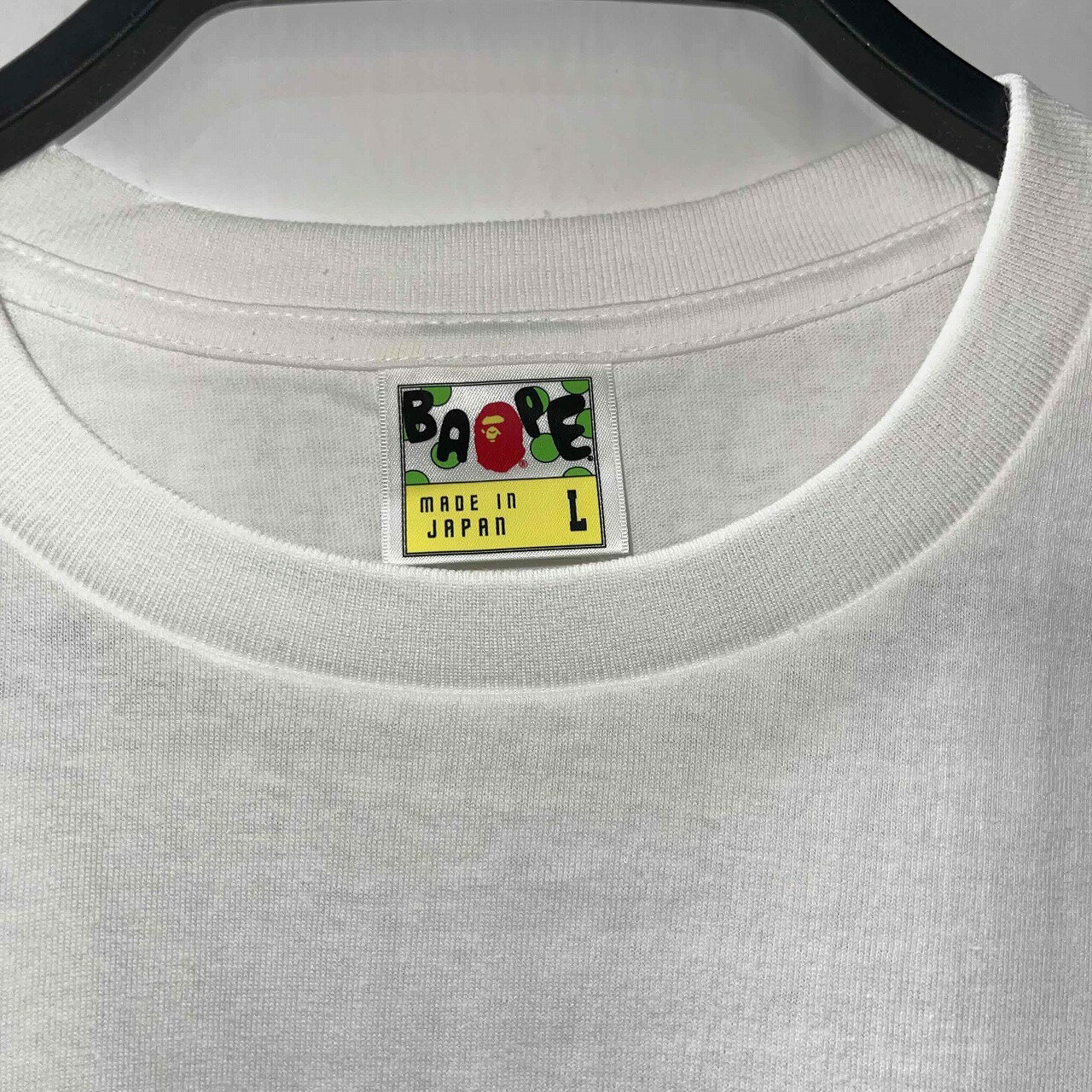 A BATHING APE MEDICOM TOY COLLEGE LOGO TEE 2011年 Lサイズ アベイシングエイプ メディコムトイ カレッジロゴ半袖Tシャツ BAPE 南堀江店【中古】