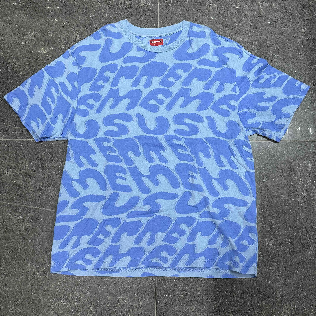 Supreme 23ss Stacked Intarsia S/S Top SIZE-XL シュプリーム スタックドインターシャ半袖Tシャツ TEE 南堀江店【中古】