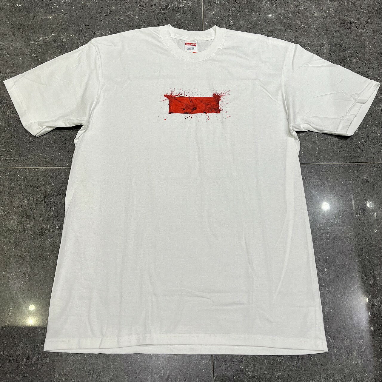 Supreme 22ss Ralph Steadman Box Logo Tee "White" Mサイズ シュプリーム ラルフステッドマン ボックスロゴ半袖Tシャツ 南堀江店【中古】