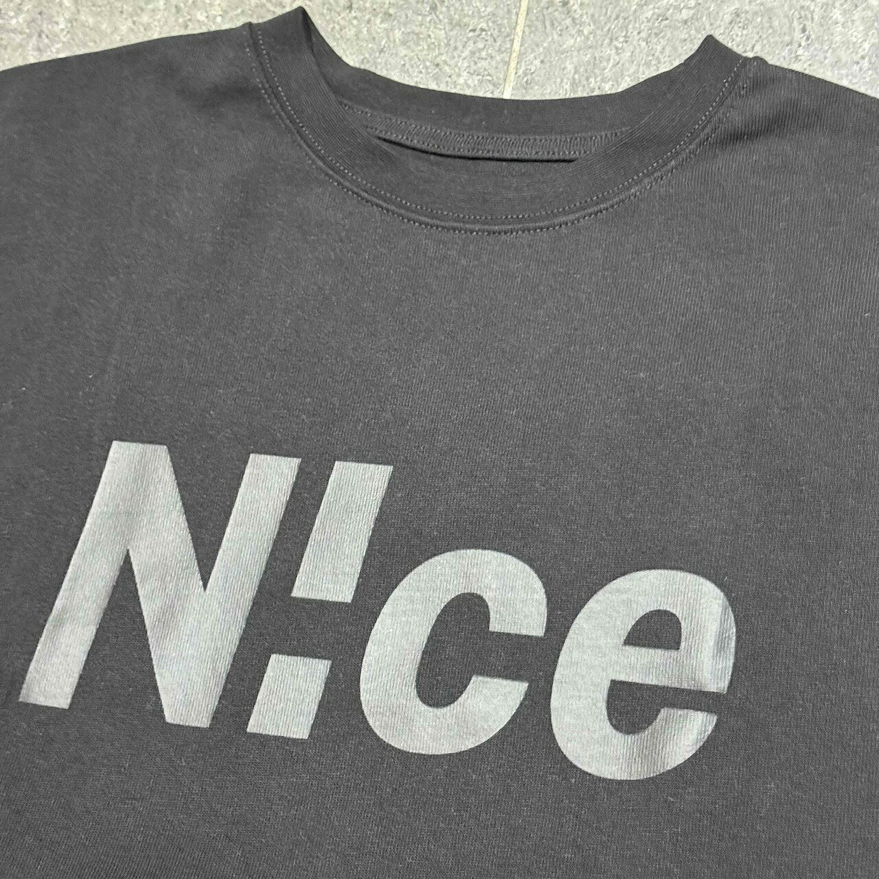 N!CE BASIC LOGO TEE Mサイズ ナイス ベーシックロゴ半袖Tシャツ 南堀江店【中古】