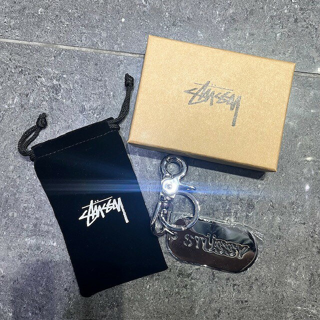 STUSSY 25ss METAL TAG KEYCHAIN ステューシー メタルタグキーチェーン 南堀江店【中古】