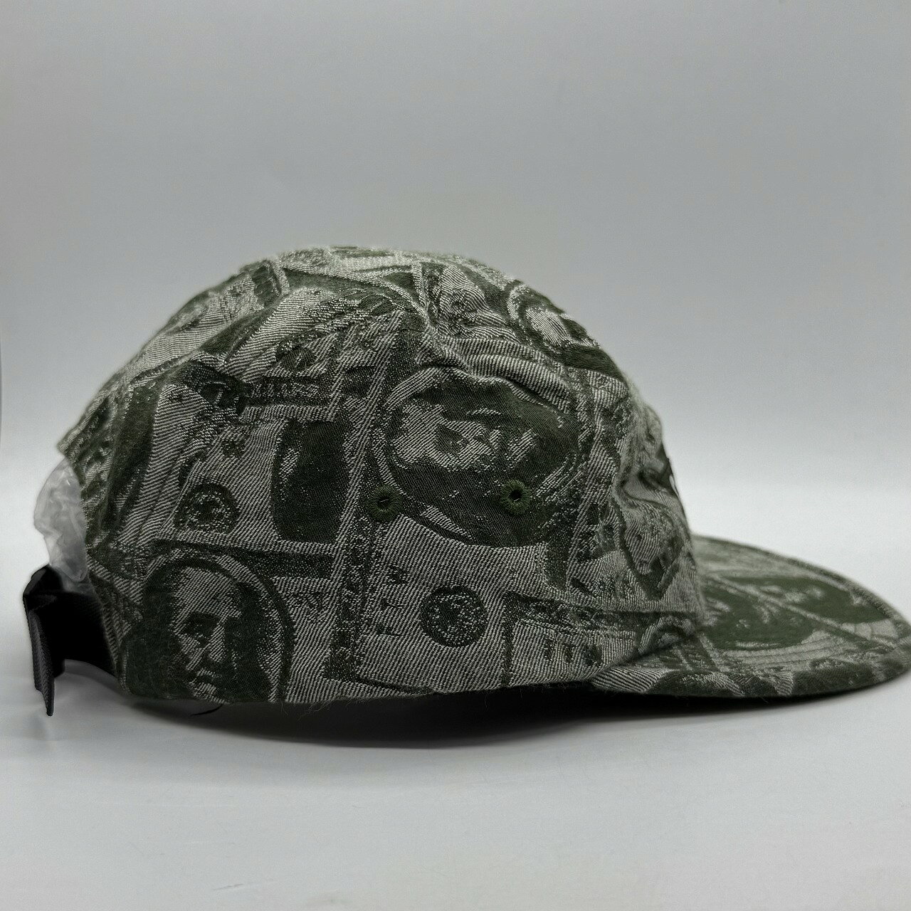 Supreme 17aw 100 Dollar Bill Camp Cap シュプリーム 100ダラービルキャンプキャ...