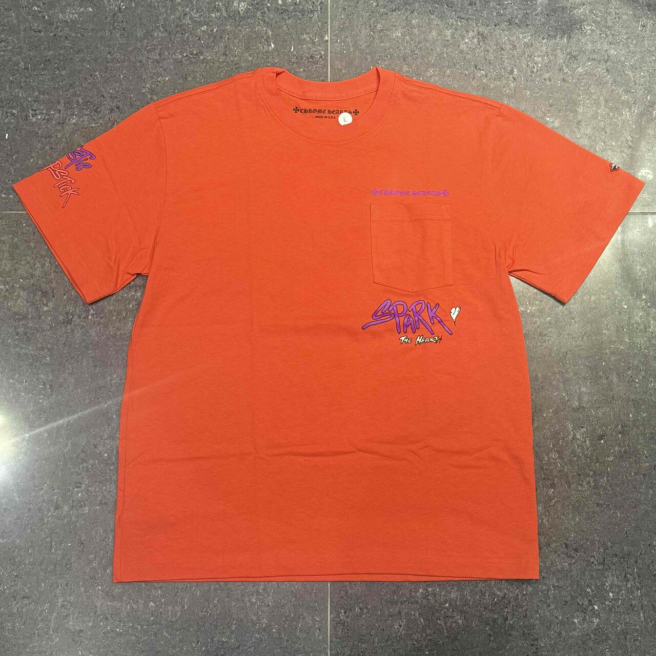 CHROME HEARTS MATTYBOY SADISTIC LIPSTICK TEE SIZ