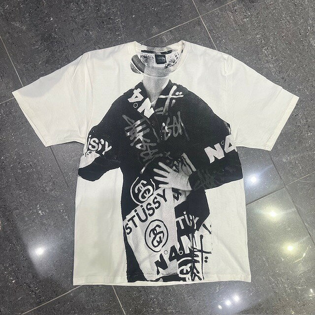 STUSSY 25aw LADY PARIS PIGMENT DYED TEE SIZE-M ステューシー レディパリスピグメントダイ 半袖Tシャツ 南堀江店【中古】