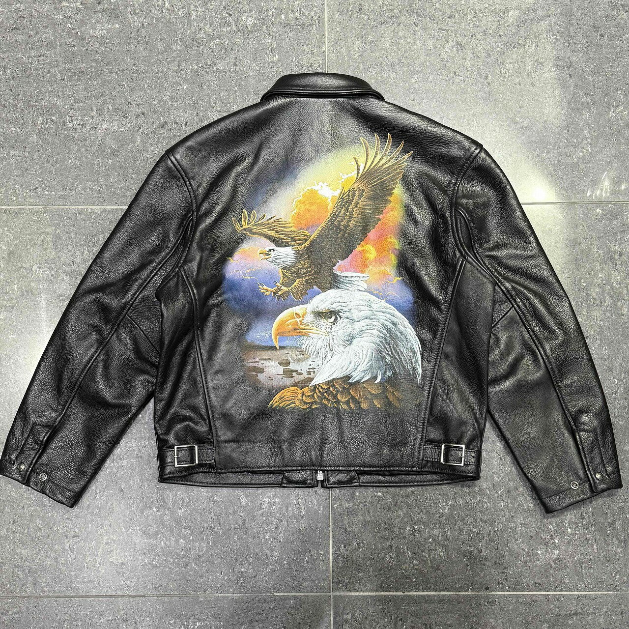 Rakuten - Supreme 26ss MM6 Maison Margiela Schott Eagle Leather Jacket SIZE-S シュプリーム×メゾンマルジェラ ショットイーグルレザージャケット 南堀江店【中古】