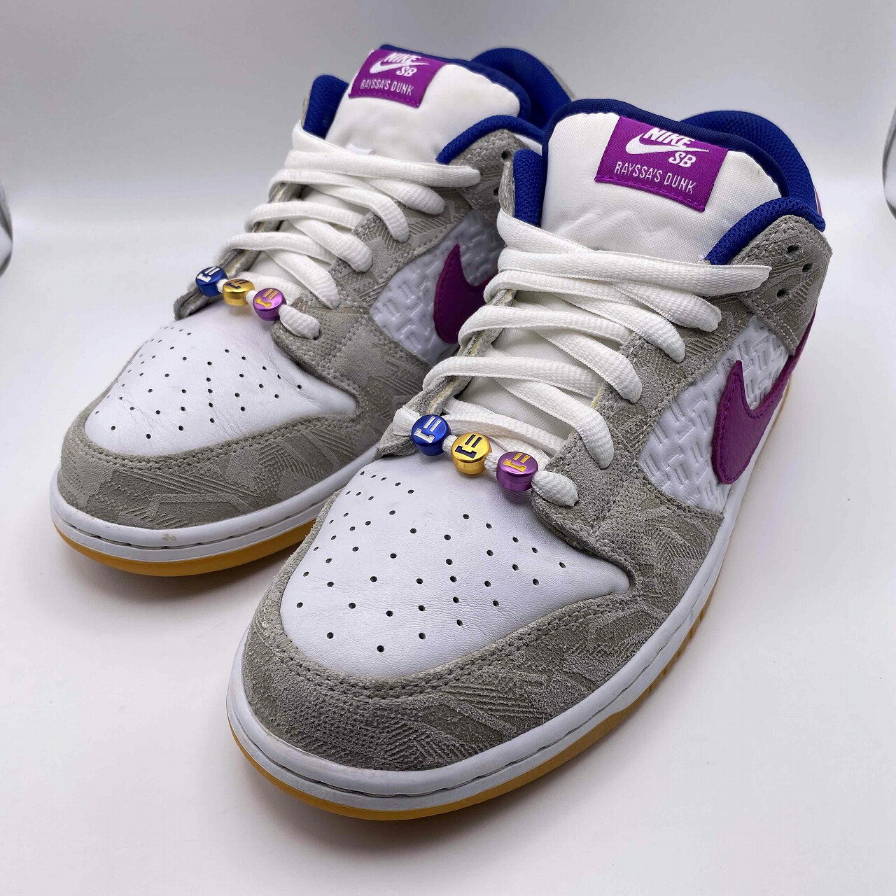 NIKE SB DUNK LOW PRM x RAYSSA LEAL PURE PLATINUM AND VIVID PURPLE 29.0cm FZ5251-001 ナイキエスビー ダンクロー ライッサ・レアウ ピュアプラチナム アンド ヴィヴィッドパープル スニーカー 南堀江店