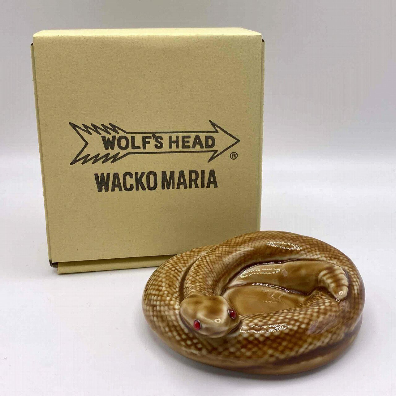 Rakuten - WACKO MARIA 23ss WOLF'S HEAD SNAKE ASHTRAY ワコマリア×ウルフズヘッド スネークアッシュトレイ 灰皿 南堀江店【中古】