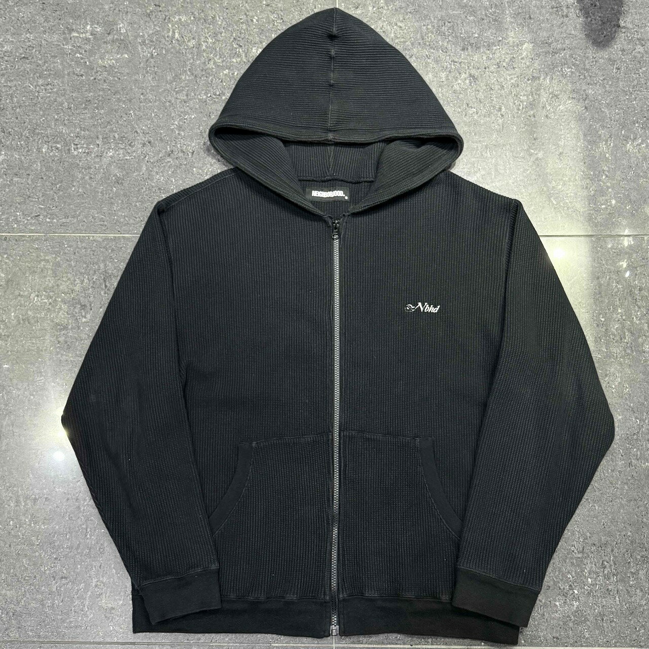 Rakuten - NEIGHBORHOOD 21aw WAFFLE/C-ZIP HOODED.LS SIZE-S 212OKNH-CSM03 ネイバーフッド ワッフルジップフーデッド パーカー 南堀江店【中古】