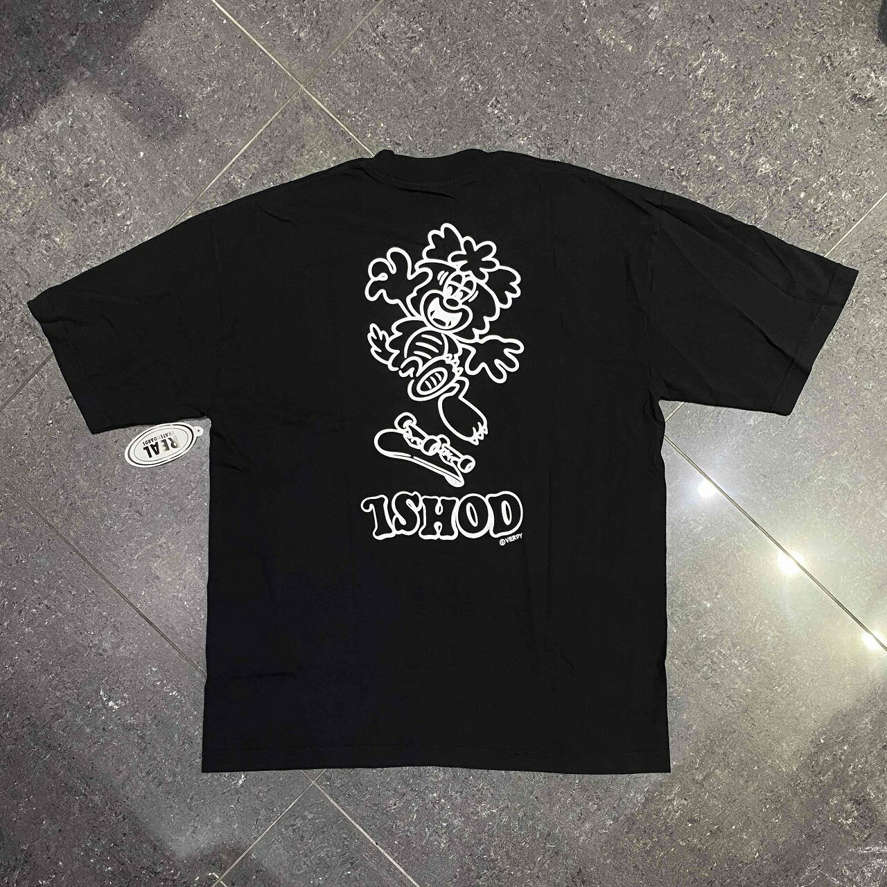 FACT x VERDY Tee Lサイズ ブラック ステッカー付き 49a64118b5fc00e6078d8fa18aa4c7