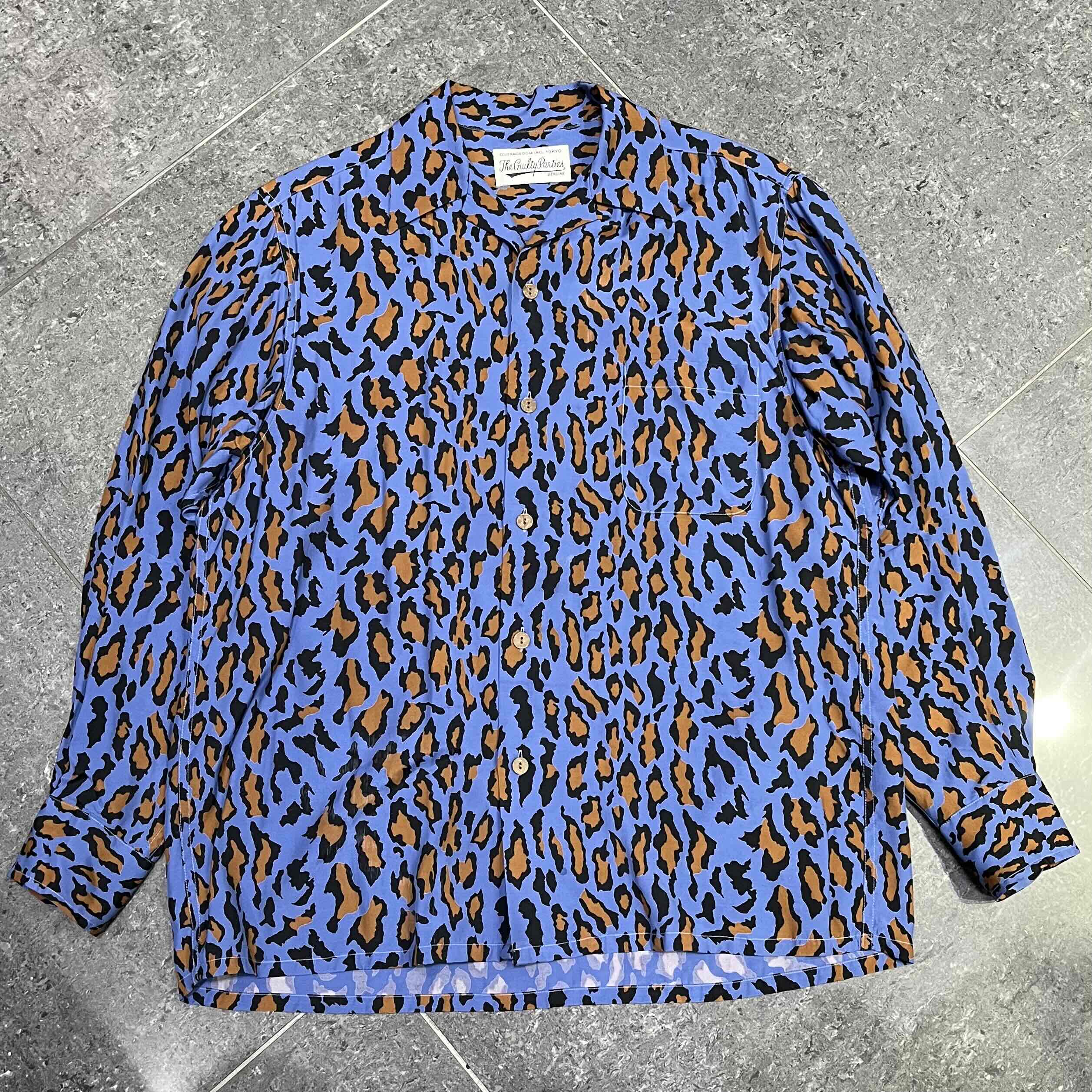 乐天商城 - WACKO MARIA LEOPARD HAWAIIAN SHIRT SIZE-S ワコマリア レオパードハワイアンレーヨンシャツ 南堀江店【中古】