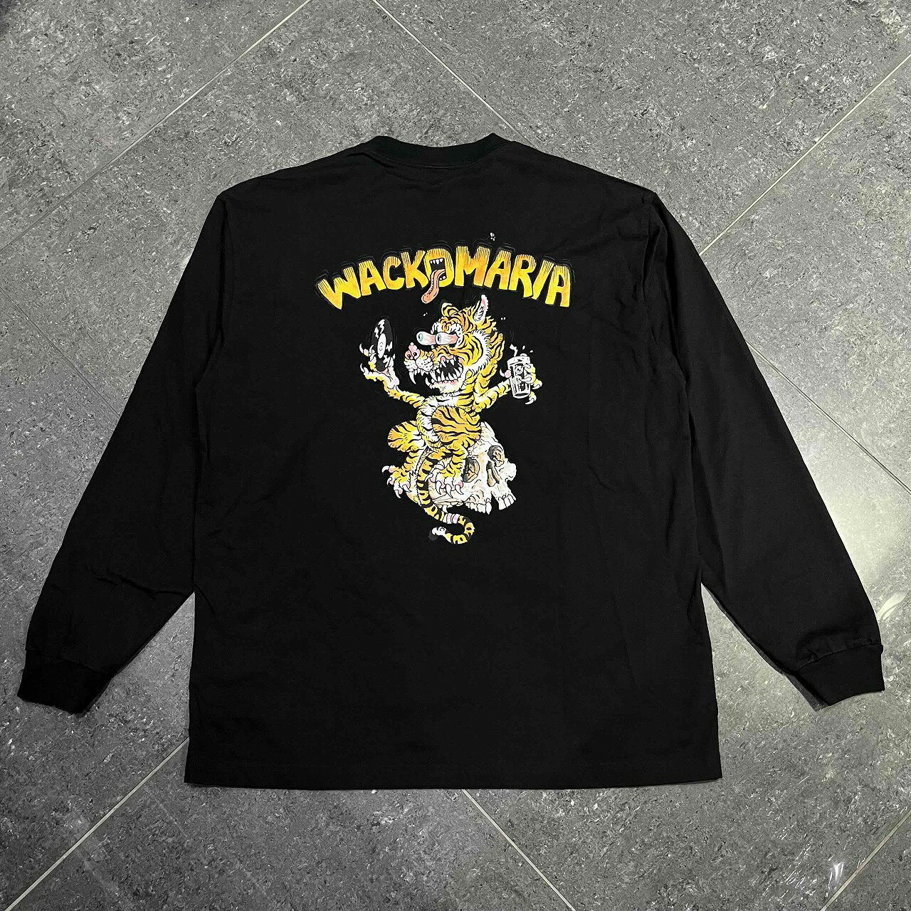 乐天商城 - WACKO MARIA 26ss TIM LEHI WASHED L/S TEE SIZE-XL ワコマリア ティムリーハイ長袖Tシャツ 南堀江店【中古】