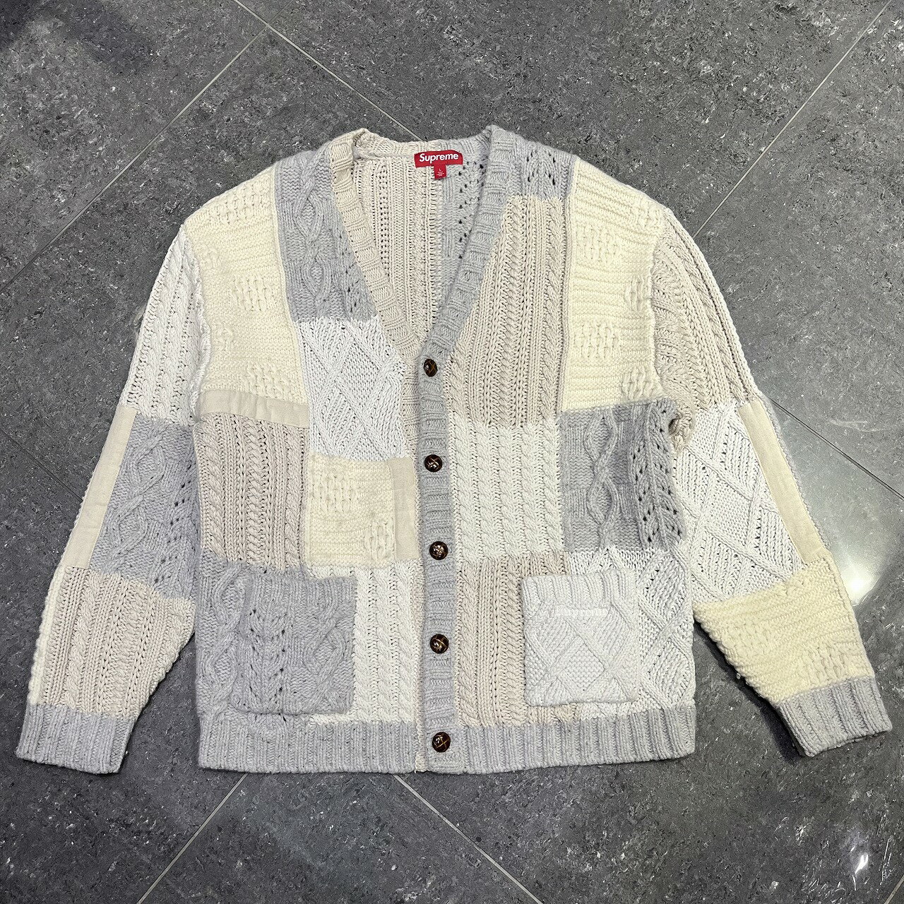 楽天市場】パッチワーク（ブランドシュプリーム）（カーディガン