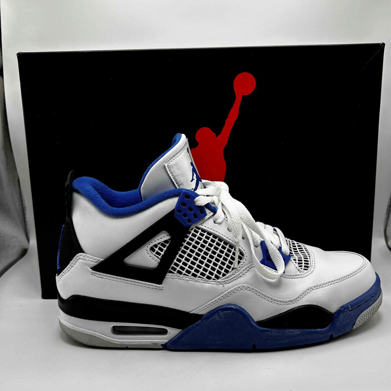 NIKE 2017 AIR JORDAN 4 RETRO MORTORSPORT 27.0cm 308497-117 ナイキ エアジョーダン4レトロ モータースポーツ スニーカー 南堀江店