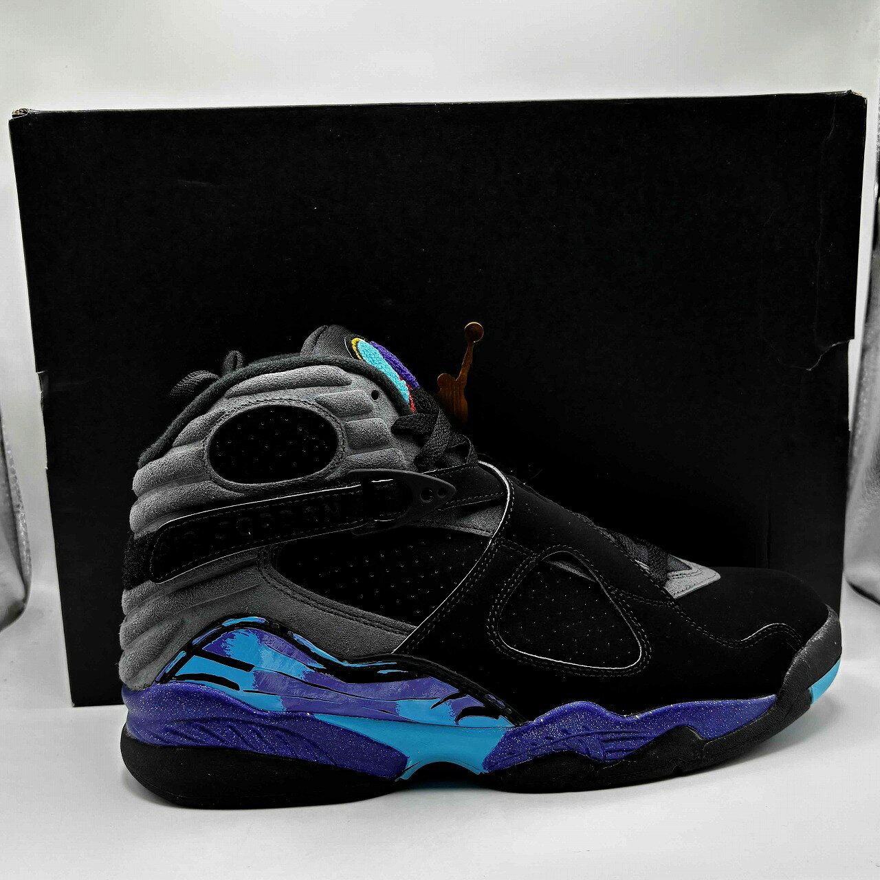 NIKE 2015 AIR JORDAN 8 RETRO AQUA 27.0cm 305381-025 ナイキ エアジョーダン8レトロ アクア スニーカー 南堀江店