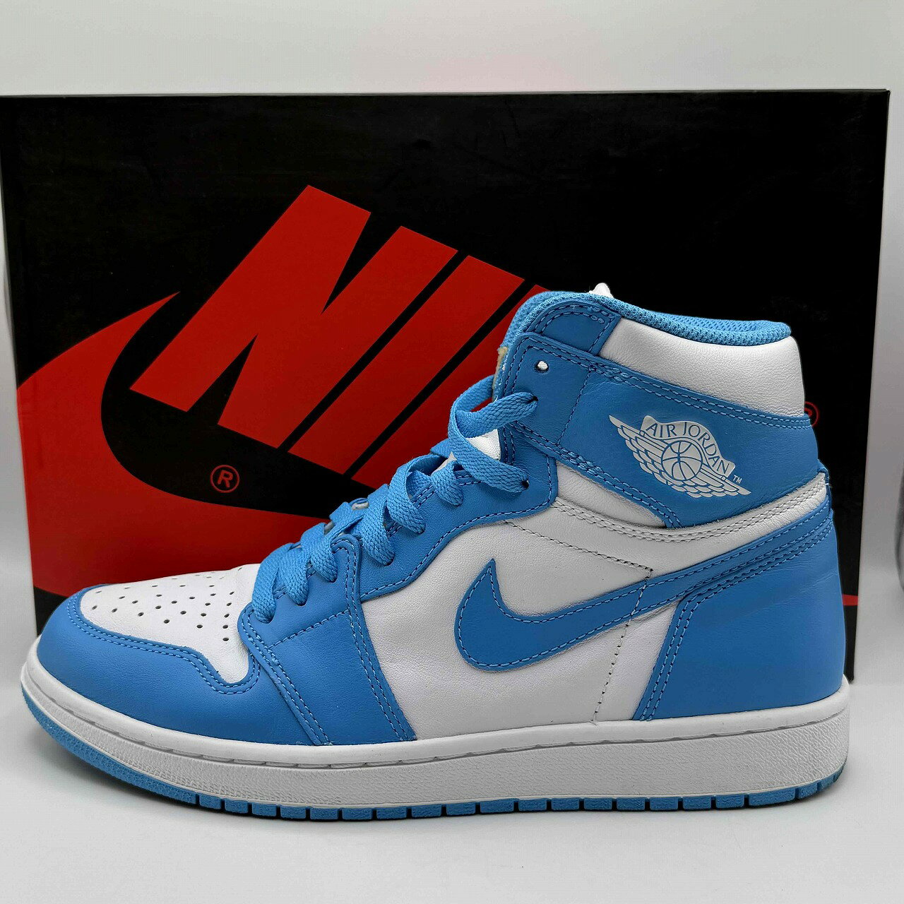 NIKE 2015 AIR JORDAN1 RETRO HI OG UNC 555088-117 Size-26.5 ナイキ エアジョーダンワンハイレトロ ノースカロライナ スニーカー 南堀江店