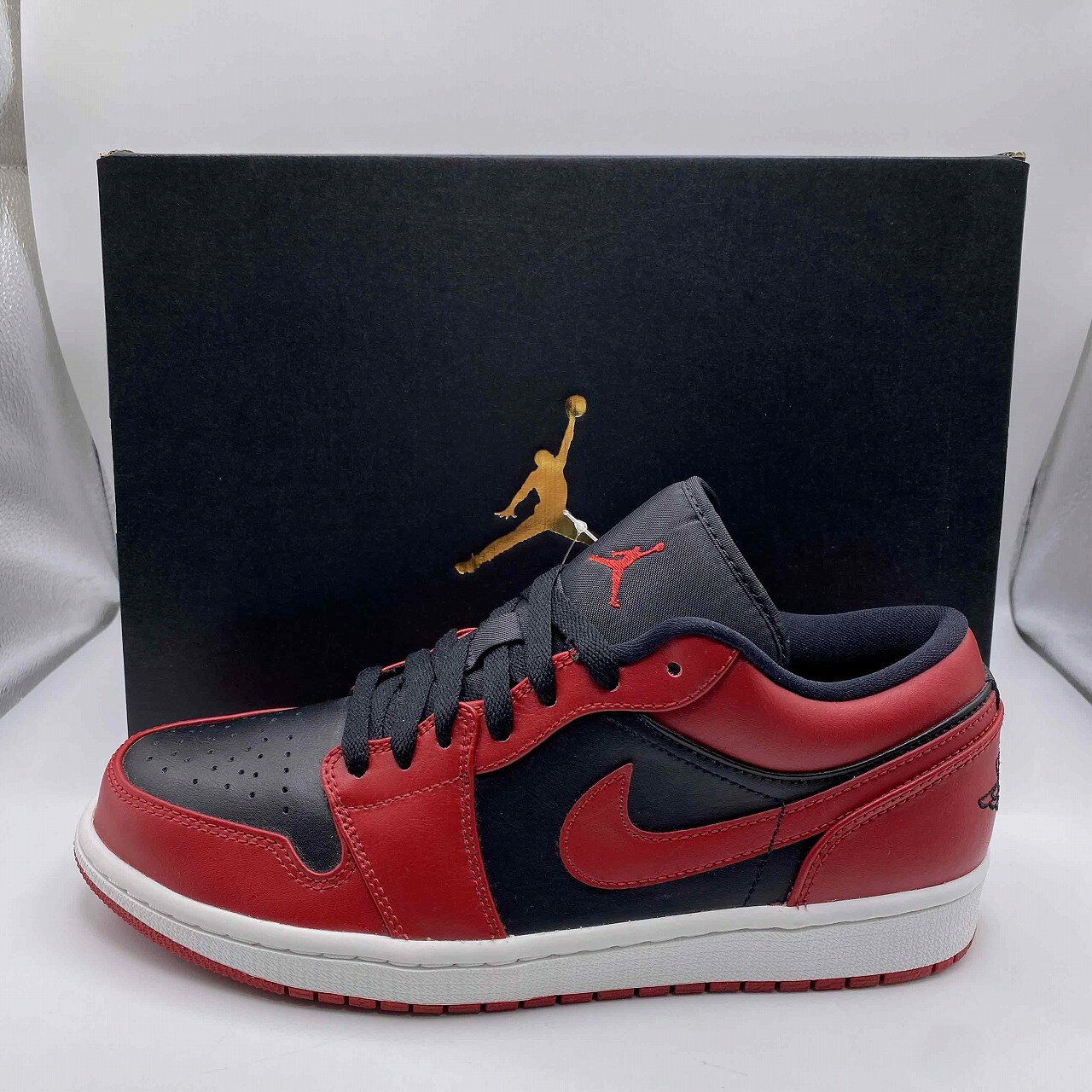 NIKE AIR JORDAN 1 LOW GYM RED SIZE-27.0cm 553558-606 ナイキ エアジョーダン1ロージムレッド スニーカー南堀江店