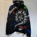 CHROME HEARTS STENCIL HOODIE Lサイズ クロムハーツ ステンシルフーディー パーカー 心斎橋店【中古】