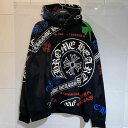 CHROME HEARTS STENCIL HOODIE XLサイズ クロムハーツ ステンシルフーディー パーカー 心斎橋店【中古】