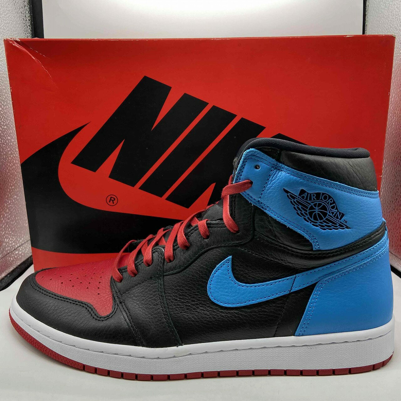 NIKE 20ss WMNS AIR JORDAN 1 HIGH OG UNC TO CHICAGO 29.5cm CD0461-046 ナイキ エアジョーダン1ハイ スニーカー 南堀江店【中古】