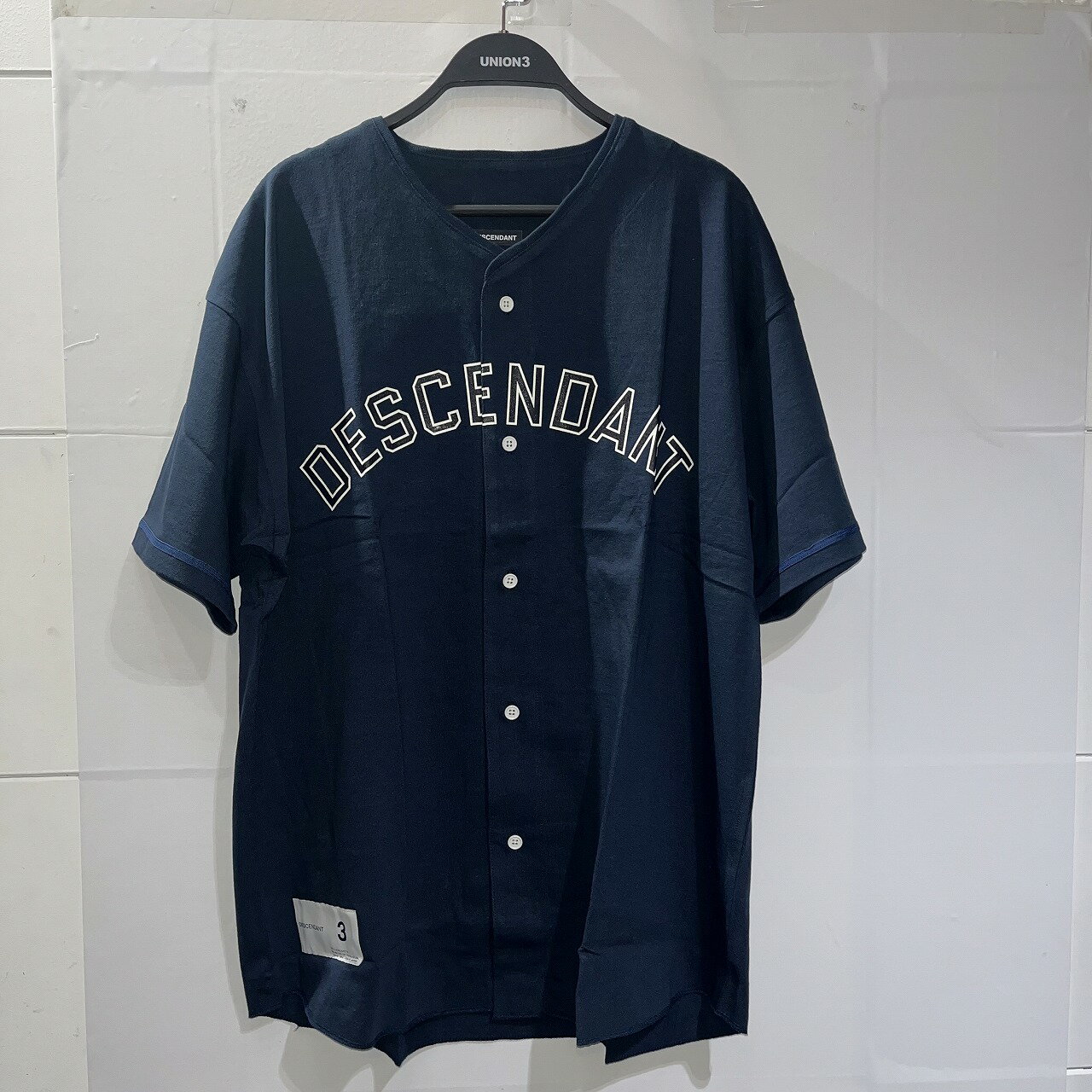 乐天商城 - DESCENDANT 22ss BEARS SS SHIRT サイズ3 ディセンダント ベアーズベースボールシャツ 南堀江店【中古】【未使用品】