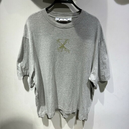 OFF-WHITE SPLASH ARR SLIM S/S TEE Size-L OMAA120S23JER002 オフホワイト スプラッシュ アロープリント スリム 半袖Tシャツ ホワイト 心斎橋店【中古】 OFF-WHITE SPLASH ARR SLIM S/S TEE Size-L OMAA120S23JER002 オフホワイト スプラッシュ アロープリント スリム 半袖Tシャツ ホワイト 心斎橋店【中古】