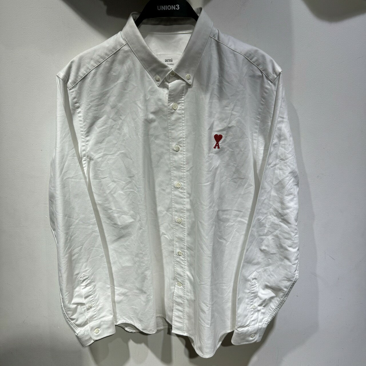 ami - ami アミ パーカー L ベージュ 【古着】【中古】の通販 by