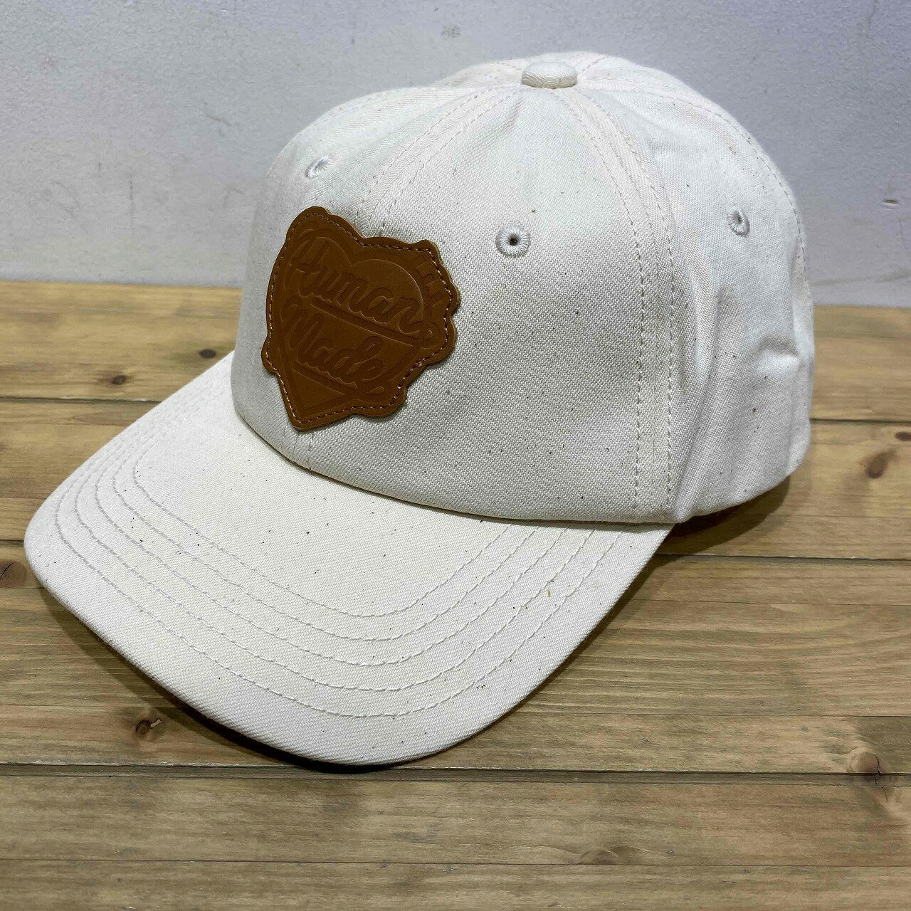 乐天商城 - HUMAN MADE 23aw 6-PANEL DENIM CAP HM26GD010 ヒューマンメイド デニムキャップ 心斎橋店【中古】
