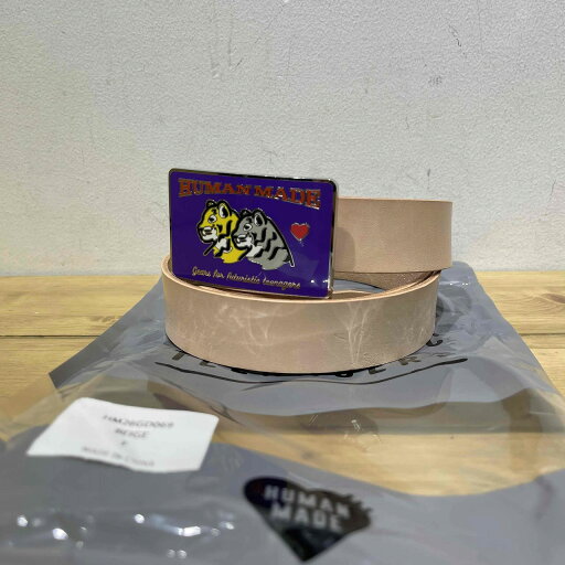 HUMAN MADE 23ss LEATHER BELT TIGER HM26GD069 ヒューマンメイド レザー ベルト 心斎橋店【中古】 HUMAN MADE 23ss LEATHER BELT TIGER HM26GD069 ヒューマンメイド レザー ベルト 心斎橋店【中古】