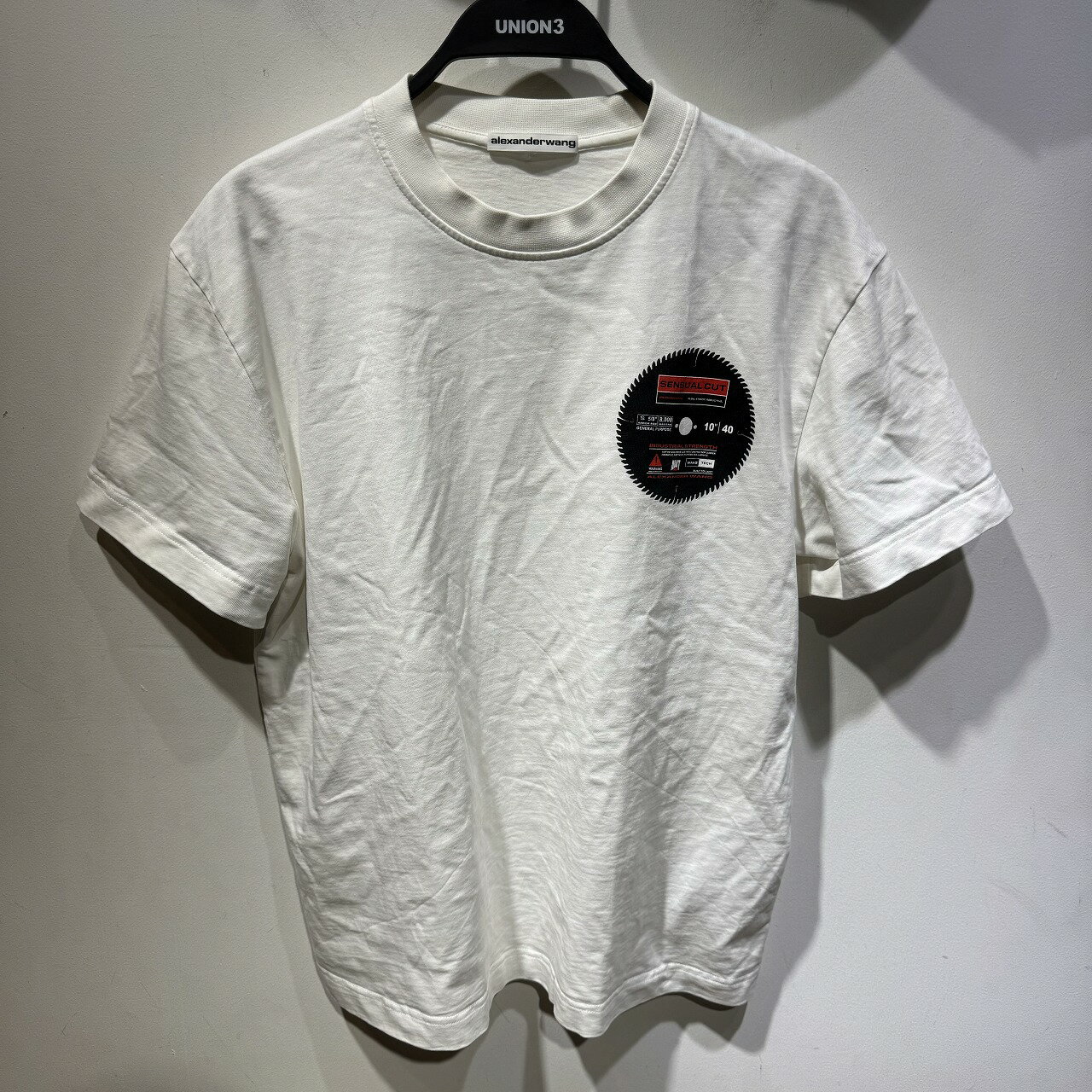 ALEXANDERWANG SENSUAL CUT S/S T-SHIRT SIZE-S 쥭 T TEE ضŹš