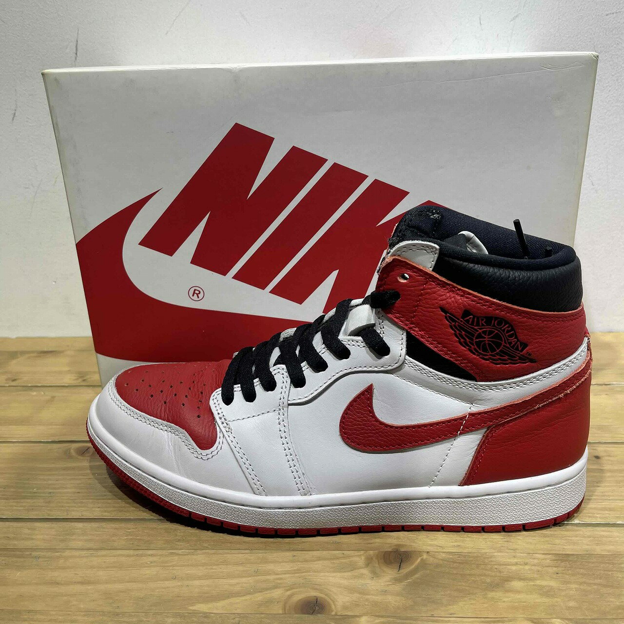NIKE 2022 AIR JORDAN 1 RETRO HIGH OG HERITAGE 27.0cm 555088-161 エアジョーダン1 レトロハイ ヘリテージ スニーカー 心斎橋店【中古】
