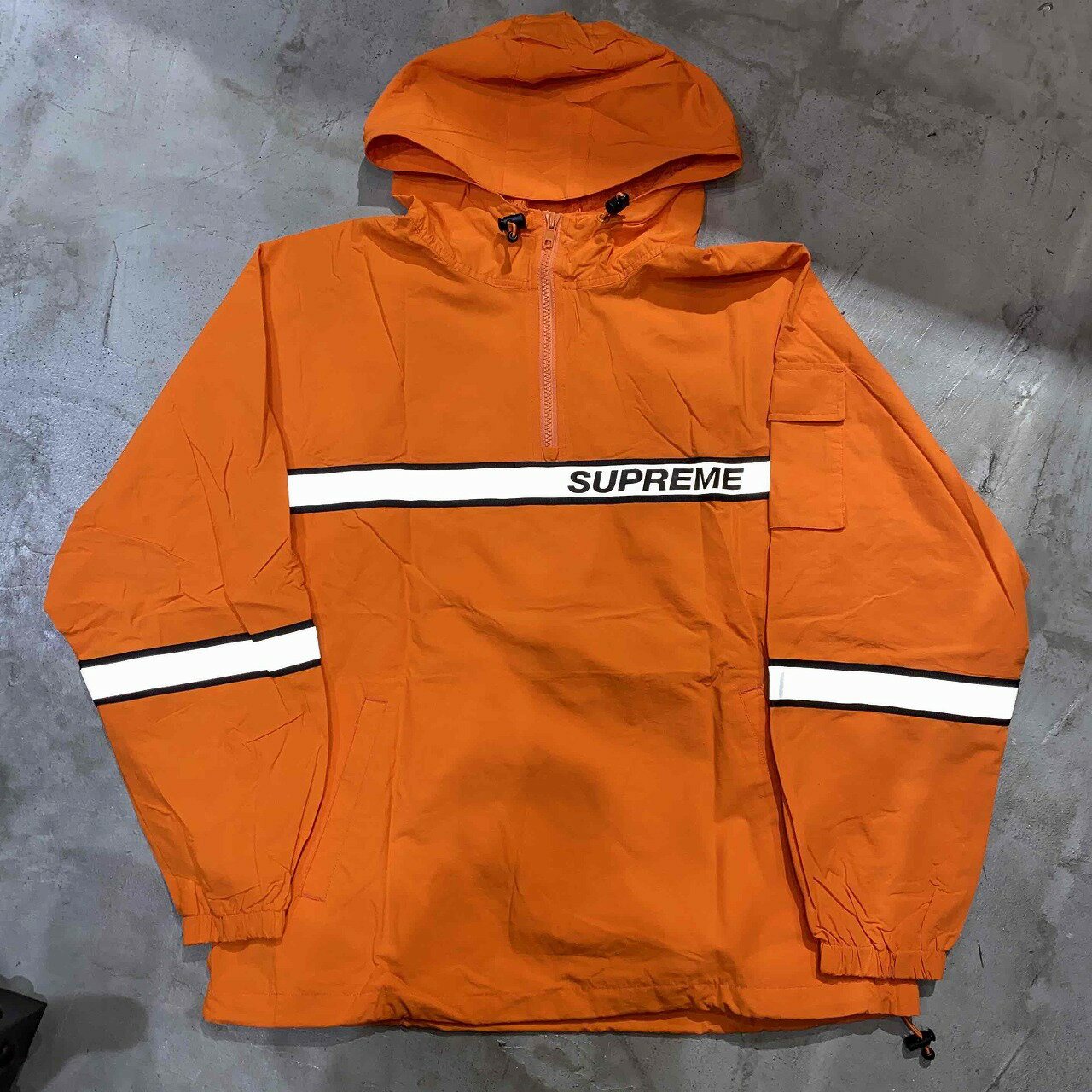 シュプリーム サイズ:S  15AW  Block Stripe Taped Seam Pullover ブロックストライプ3レイヤープルオーバーブルゾン 中古 OM10 シュプリーム サイズ:S 15AW Block Stripe Taped Seam Pullover