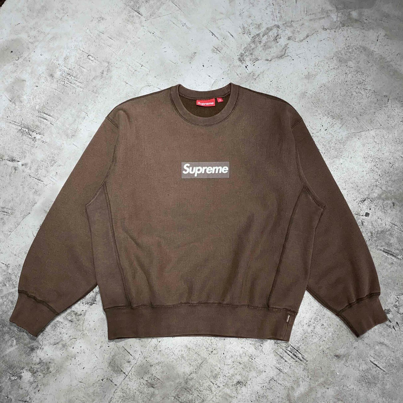 Supreme 25ss Washed Box Logo Crewneck Size-M シュプリーム ウォッシュドボックスロゴクルーネック 心斎橋店【中古】
